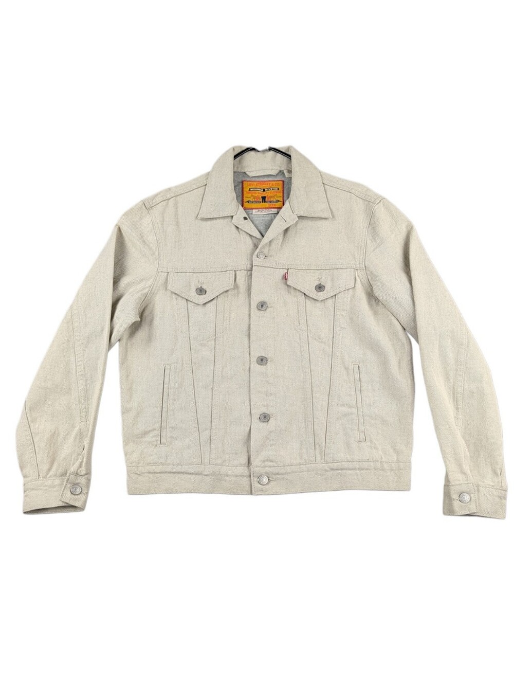 Levi's Premium Vintage Fit Trucker Jacket Leftovers Men's Medium EUC - Picture 3 of 10